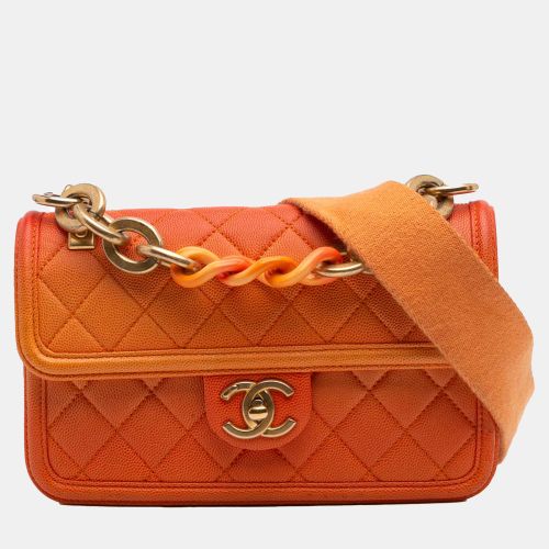 Small Quilted Caviar Sunset On The Sea Flap - Chanel - Modalova