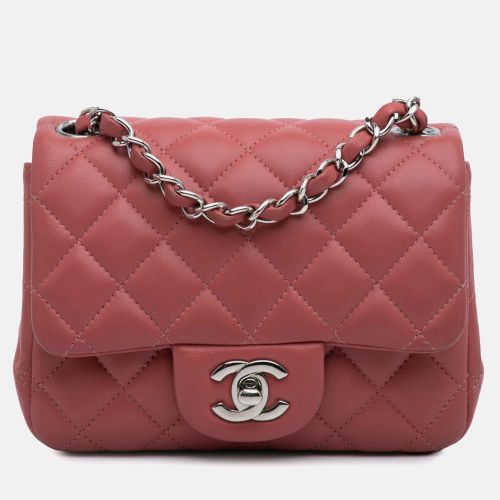 Lambskin Mini Square Classic Single Flap - Chanel - Modalova