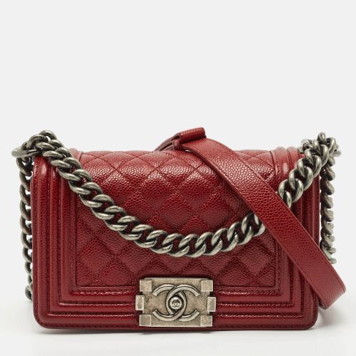 Caviar Quilted Leather Small Boy Flap Bag - Chanel - Modalova