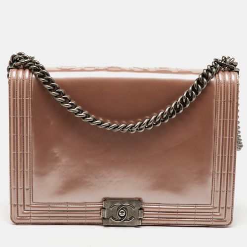Patent Leather Large Reverso Boy Flap Bag - Chanel - Modalova