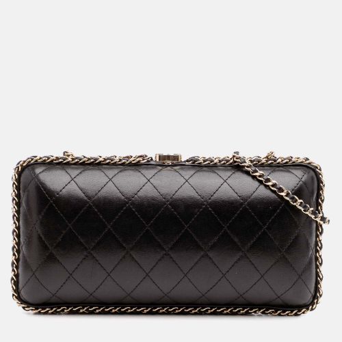 Quilted Lambskin Chain Around Clutch - Chanel - Modalova