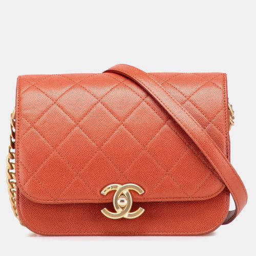 Mini CC Quilted Caviar Messenger Single Flap - Chanel - Modalova