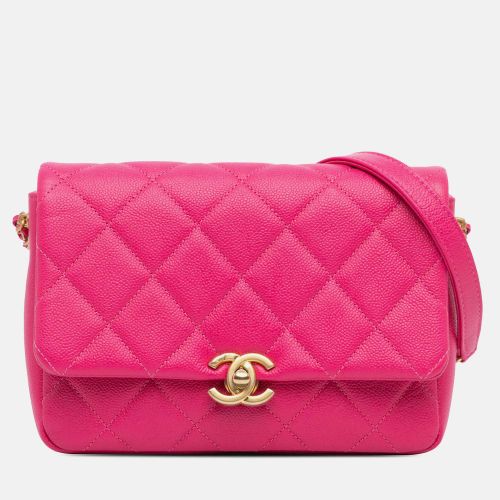 Chain Melody Flap Small Quilted Caviar Shoulder Bag - Chanel - Modalova