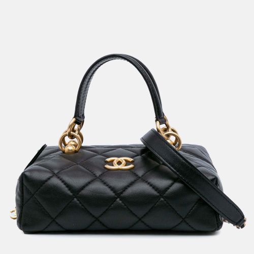 Box Top Handle Satchel Small Quilted Lambskin Metiers D'Art Bag - Chanel - Modalova