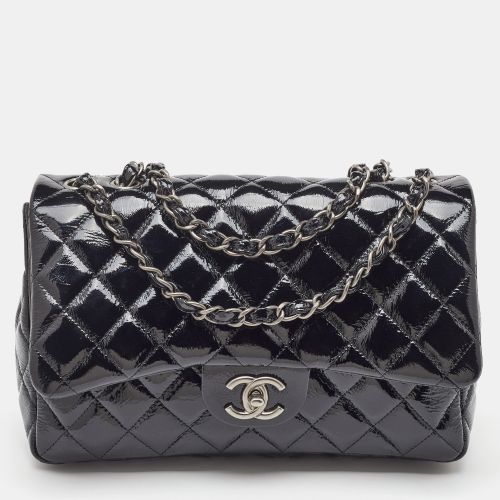 Quilted Patent Leather Jumbo Classic Single Flap Bag - Chanel - Modalova