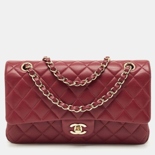 Quilted Leather Medium Classic Double Flap Bag - Chanel - Modalova