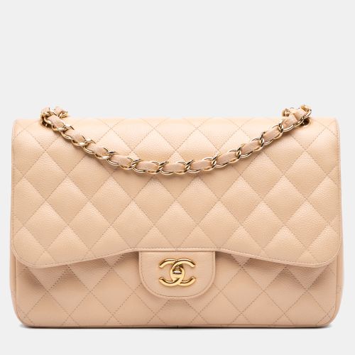 Jumbo Classic Caviar Double Flap - Chanel - Modalova