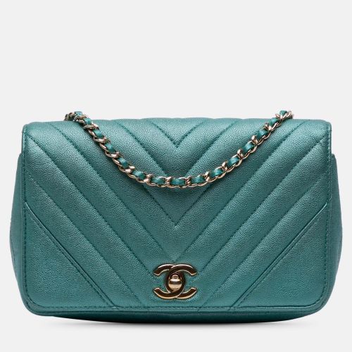 Small Chevron Caviar Statement Flap - Chanel - Modalova