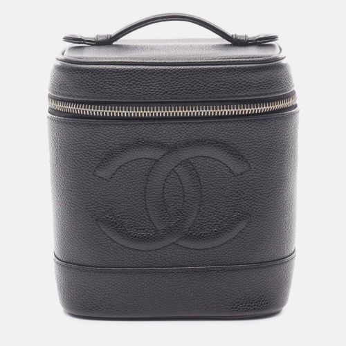 Chanel Black CC Caviar Vanity Case - Chanel - Modalova