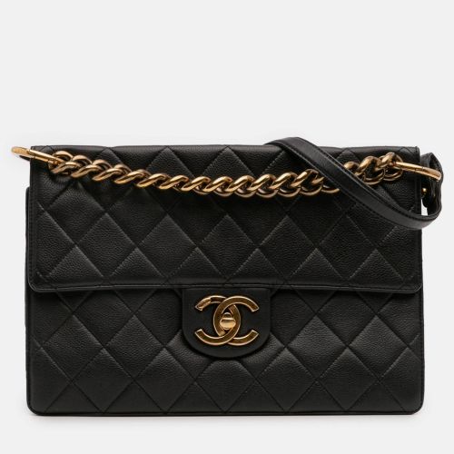 Jumbo CC Quilted Caviar Chunky Chain Flap - Chanel - Modalova