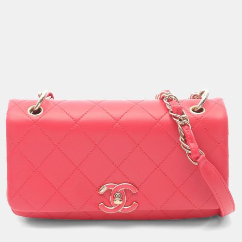 Matelasse Chain Shoulder Bag Lamb Skin Sheep Leather - Chanel - Modalova