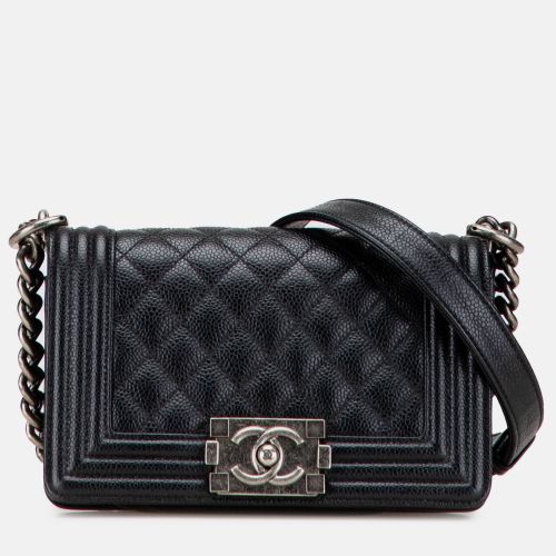 Small Quilted Caviar Boy Flap - Chanel - Modalova