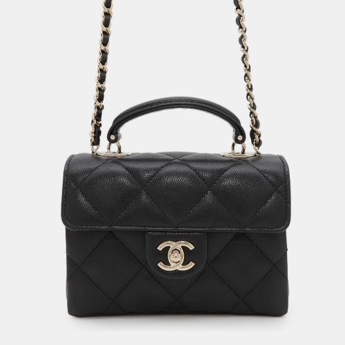 Retro Twist Mini Leather Top Handle Bag - Chanel - Modalova