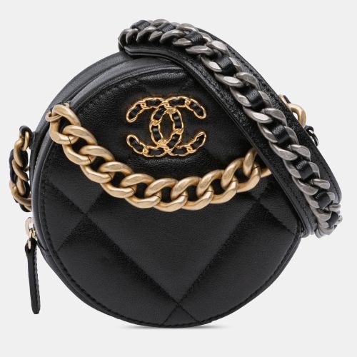 Lambskin 19 Round Clutch with Chain - Chanel - Modalova