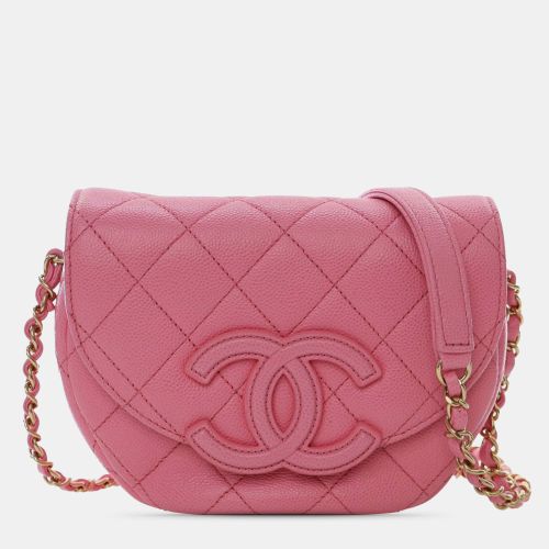 Mini Quilted Caviar CC Messenger Flap - Chanel - Modalova