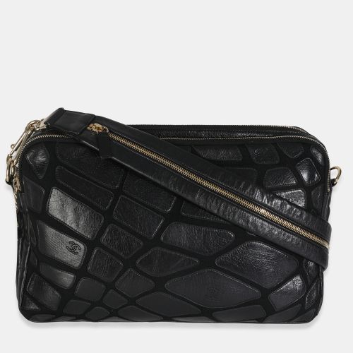 Vintage Lambskin Jersey Scales Camera Case - Chanel - Modalova