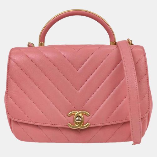 Calfskin Chevron 2way Handbag - Chanel - Modalova