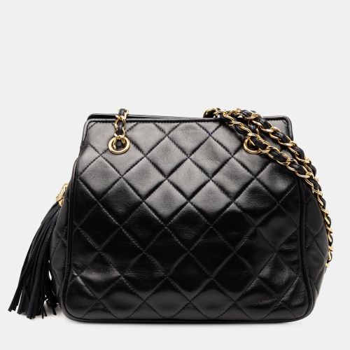 Mini Quilted Lambskin Chain Tote - Chanel - Modalova
