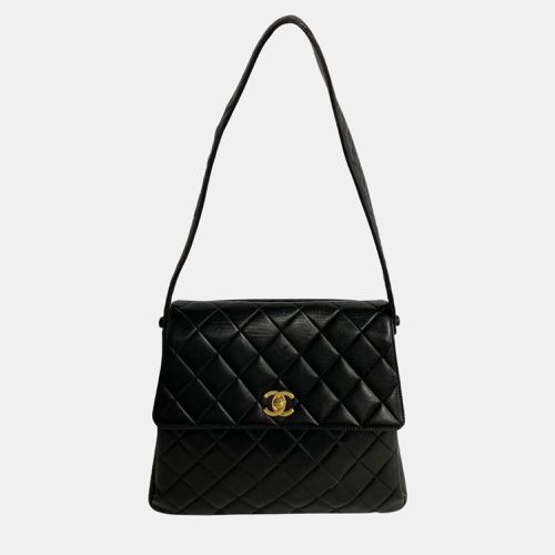 Quilted Lambskin Medium Vintage CC Square Flap Shoulder Bag - Chanel - Modalova