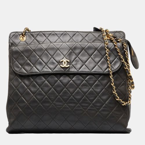 CC Quilted Leather Chain Shoulder Bag - Chanel - Modalova