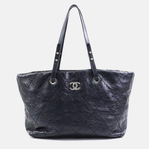 Glazed Calfskin Large On The Road Tote Bag - Chanel - Modalova