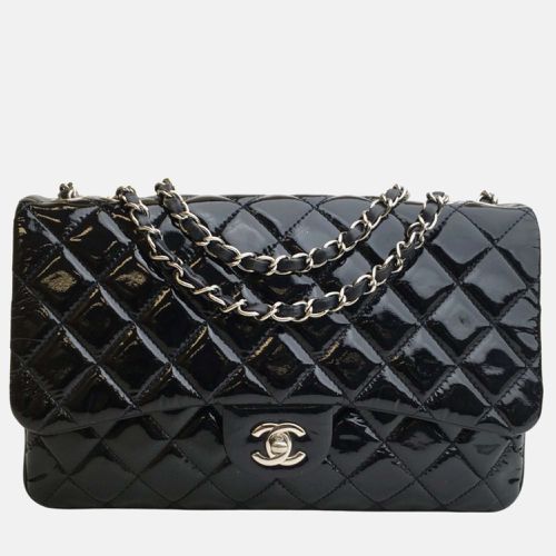 Patent Leather Large Classic Double Flap Shoulder Bag - Chanel - Modalova