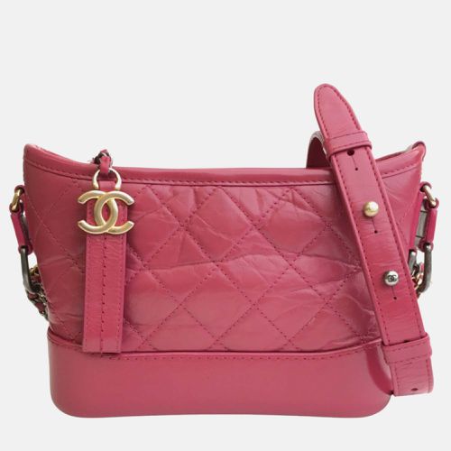 Leather Small Gabrielle Shoulder Bags - Chanel - Modalova