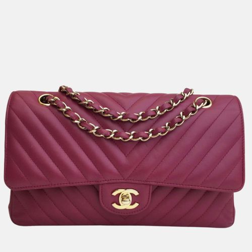 Dark Leather Small Classic Double Flap Shoulder Bags - Chanel - Modalova