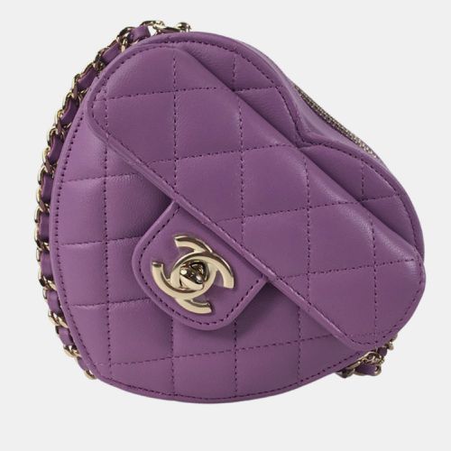 Leather XS CC In Love Heart Shoulder Bags - Chanel - Modalova