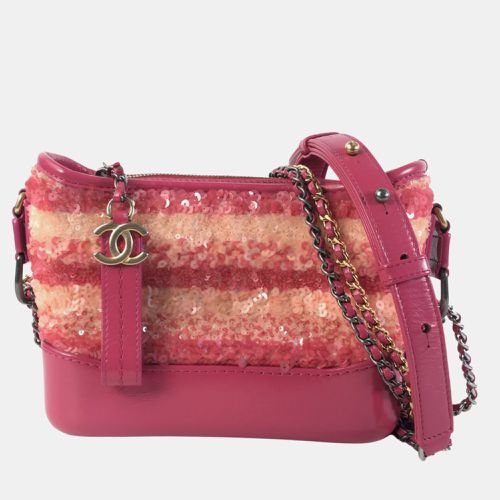 Sequins and Leather Small Gabrielle Shoulder Bags - Chanel - Modalova