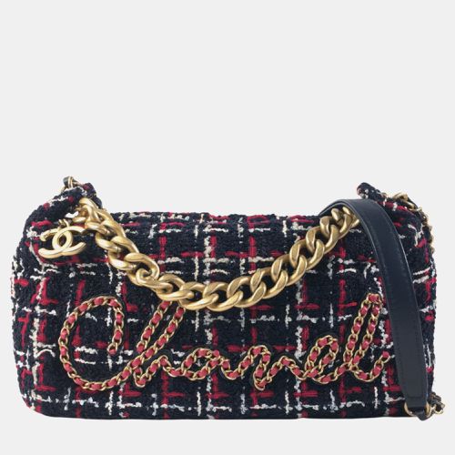 Red Black Tweed Calfskin Signe Bowling Bag - Chanel - Modalova