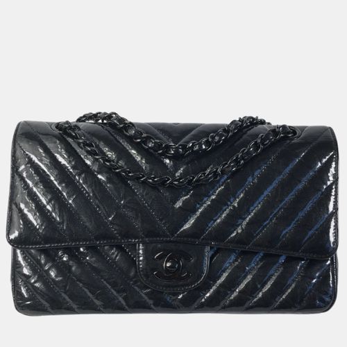 Patent Leather Medium Classic Double Flap Shoulder Bag - Chanel - Modalova