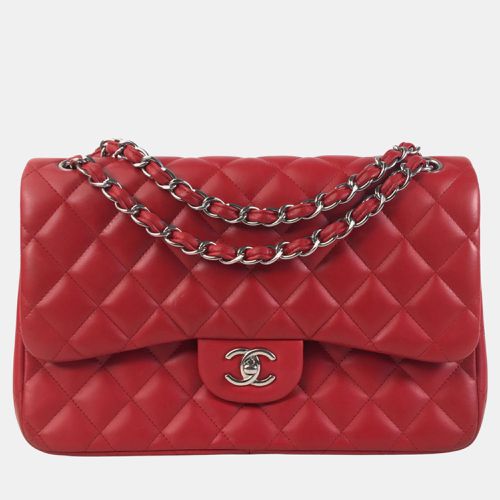 Lambskin Leather Jumbo Classic Double Flap Shoulder Bags - Chanel - Modalova