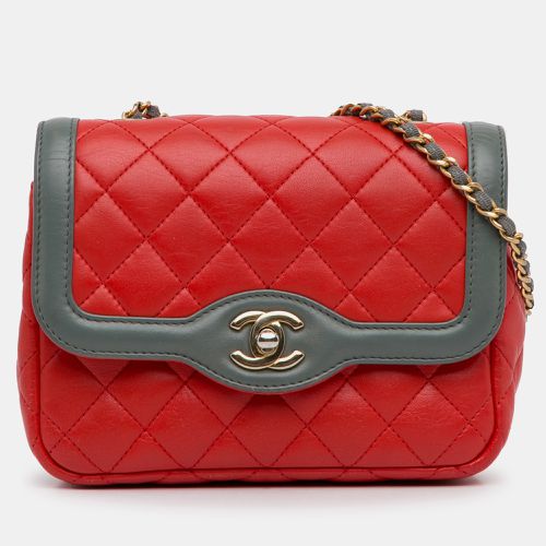 Mini Lambskin Two-Tone Day Flap - Chanel - Modalova