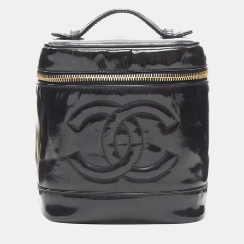 Vintage Patent Leather CC Logo Top Handle Vanity bag - Chanel - Modalova