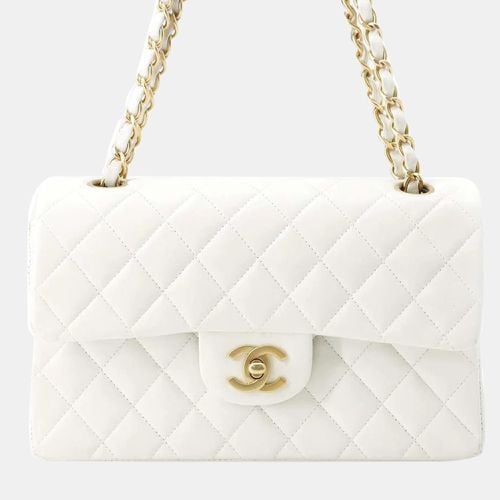 Lambskin Leather Small Classic Double Flap Bag - Chanel - Modalova