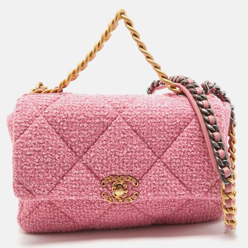 Quilted Tweed 19 Large Flap Bag - Chanel - Modalova