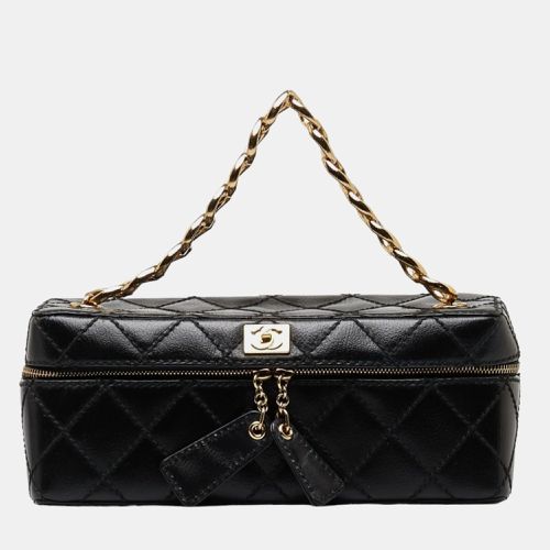 Lambskin Chain Makeup Box Vanity Bag - Chanel - Modalova