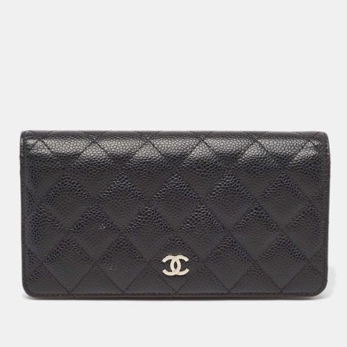 Quilted Caviar Leather L Yen Continental Wallet - Chanel - Modalova