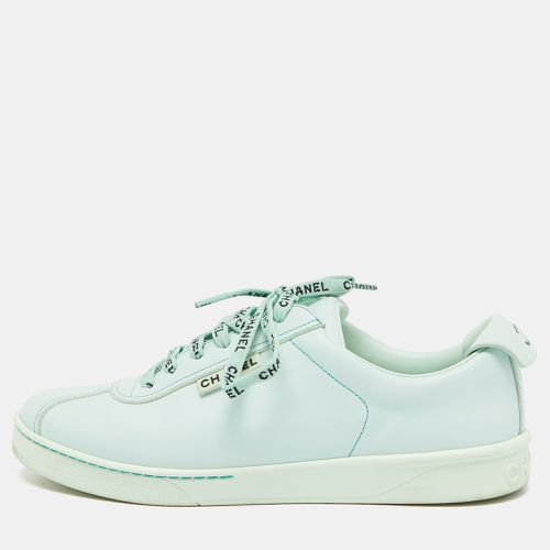 Pastel Leather CC Low Top Sneakers Size 39 - Chanel - Modalova