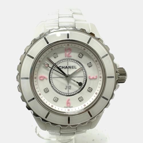 Ceramic J12 H4863 Quartz Women's Wristwatch 33 mm - Chanel - Modalova