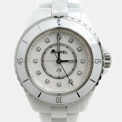 Stainless Steel Ceramic J12 H5704 Quartz Women's Wristwatch 33 mm - Chanel - Modalova