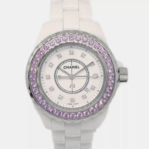 Ceramic J12 H2010 Quartz Women's Wristwatch 33 mm - Chanel - Modalova