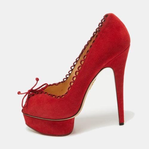 Suede Platform Pumps Size 40.5 - Charlotte Olympia - Modalova