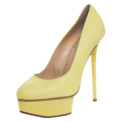 Python Priscilla Platform Pumps Size 38 - Charlotte Olympia - Modalova