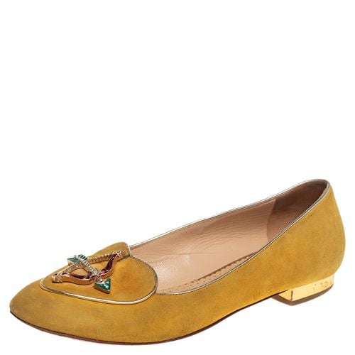 Suede Ballet Flats Size 36.5 - Charlotte Olympia - Modalova