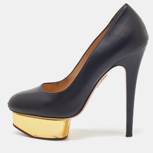 Leather Dolly Platform Pumps Size 38 - Charlotte Olympia - Modalova