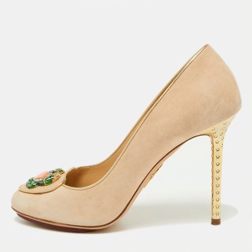 Suede Birthday Zodiac Cancer Pump Size 38.5 - Charlotte Olympia - Modalova