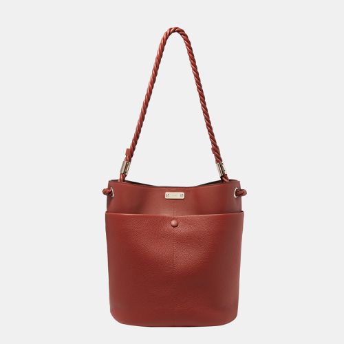 Leather - Medium Bucket Shoulder Bag - Chloe - Modalova