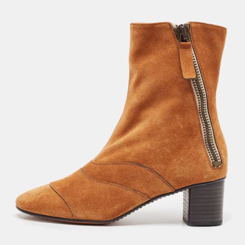 Suede Ankle Booties Size 36 - Chloe - Modalova